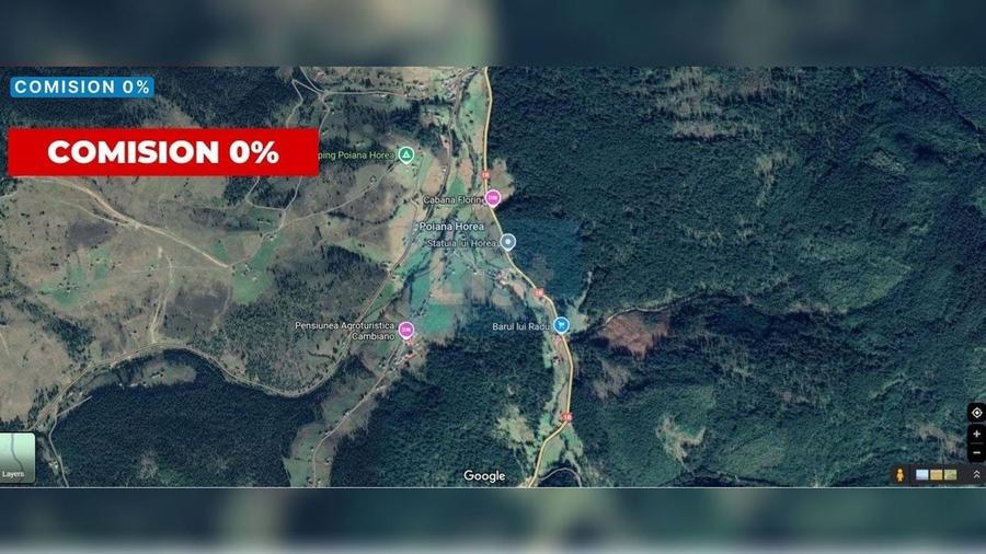 Teren Construcții intravilan de 6128 mp, în Poiana Horea