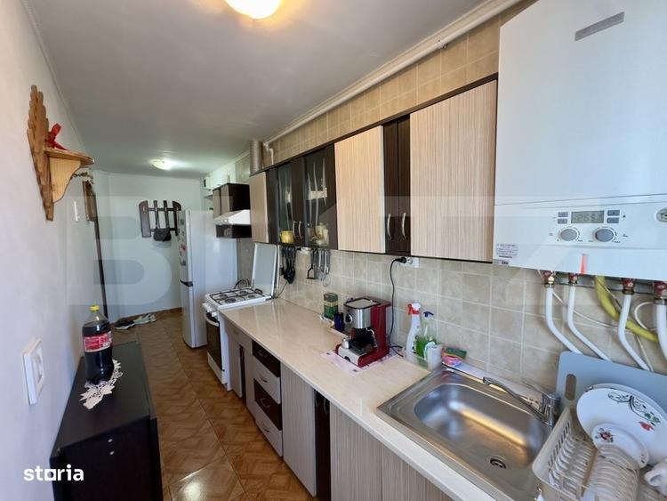 Apartament cu 2 camere semidecomandat, mobilat în Central