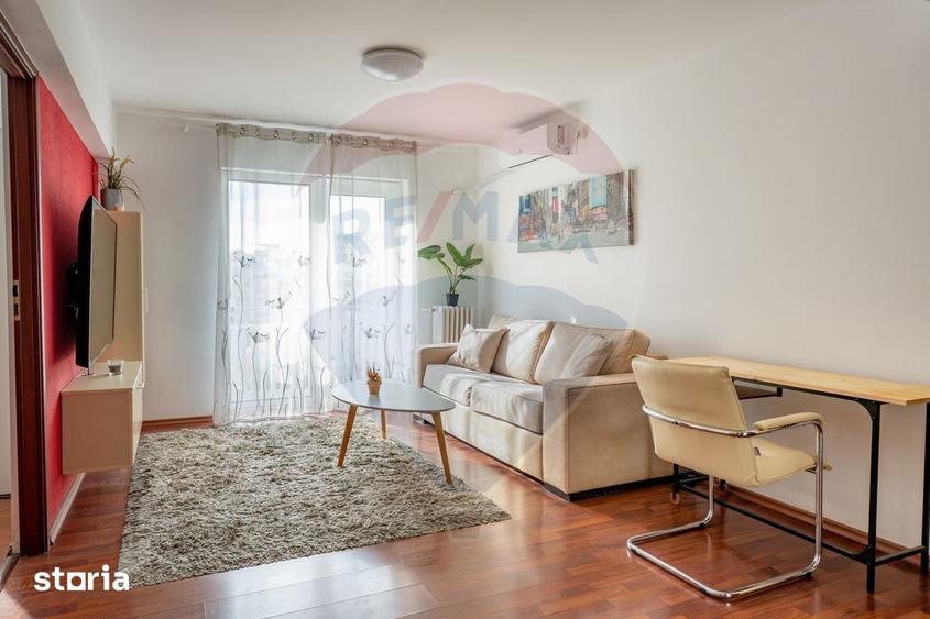 Apartament cu 2 camere, mobilat în Cișmigiu