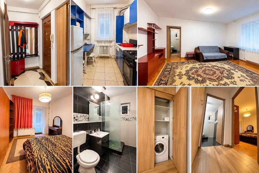 Apartament cu 2 camere semidecomandat, mobilat în Gheorgheni
