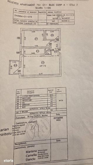 Apartament cu 2 camere în Theodor Pallady