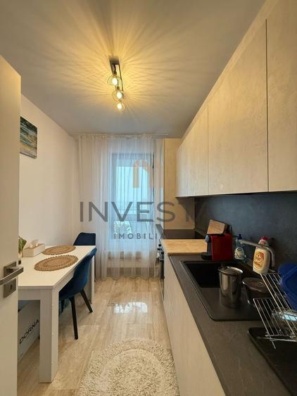 Apartament cu 2 camere semidecomandat, mobilat în Între Lacuri