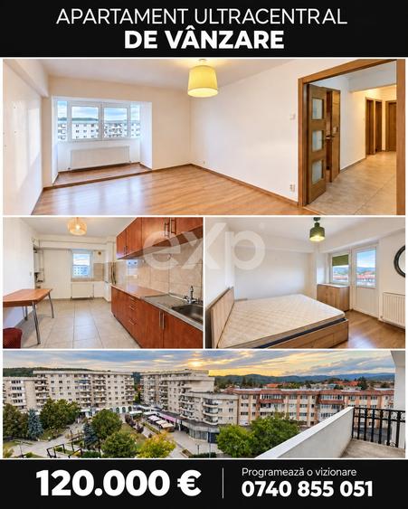 Apartament cu 3 camere, ultracentral în Câmpina - 1