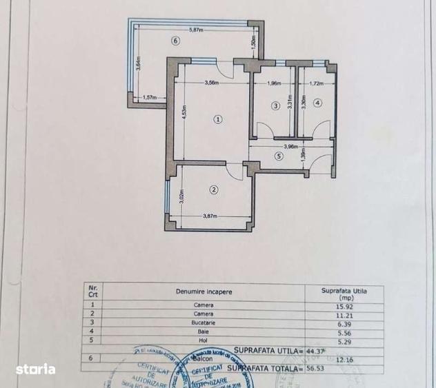 Apartament cu 2 camere, mobilat în Chiajna