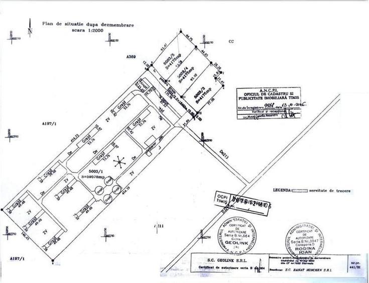 Teren Construcții intravilan de 14170 mp, în Giarmata