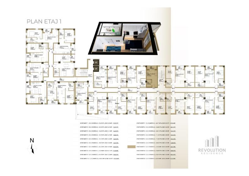 Apartament cu 3 camere decomandat în Hotvon
