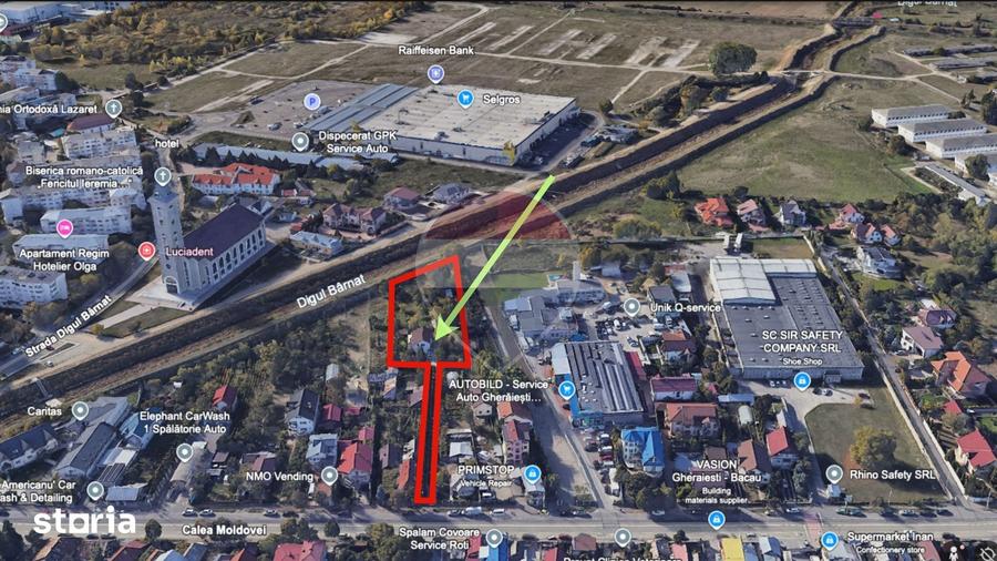 Casă cu 6 camere cu Teren 2263 Mp în Gherăiești