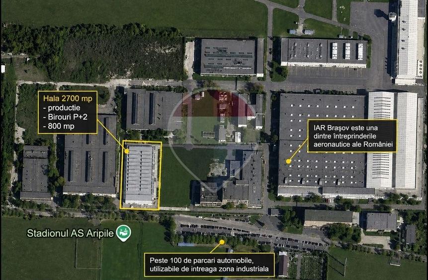 Spațiu industrial, de 3,440 mp, în IAR