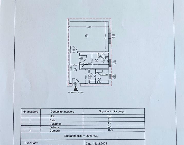 Garsoniera decomandata,parter,bloc de apartamente,zona Macrina-Darmanesti - 8