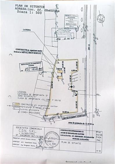 Teren Construcții intravilan de 4383 mp, în Exterior Est