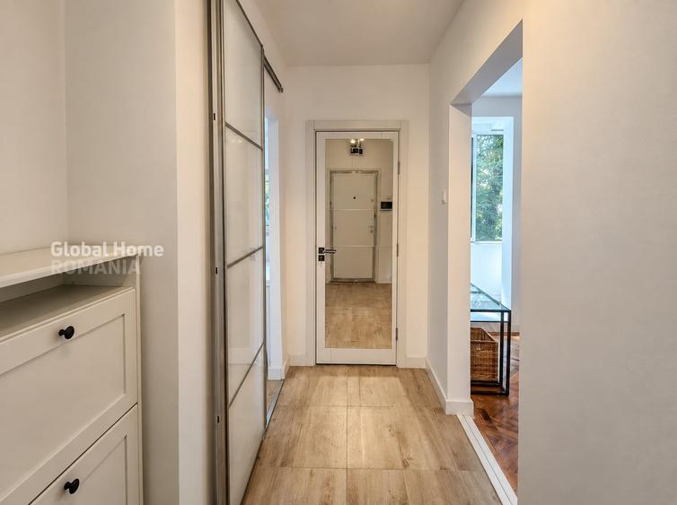 Apartament cu 2 camere semidecomandat, mobilat în Domenii