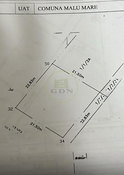 Teren Construcții intravilan de 488 mp, în Preajba