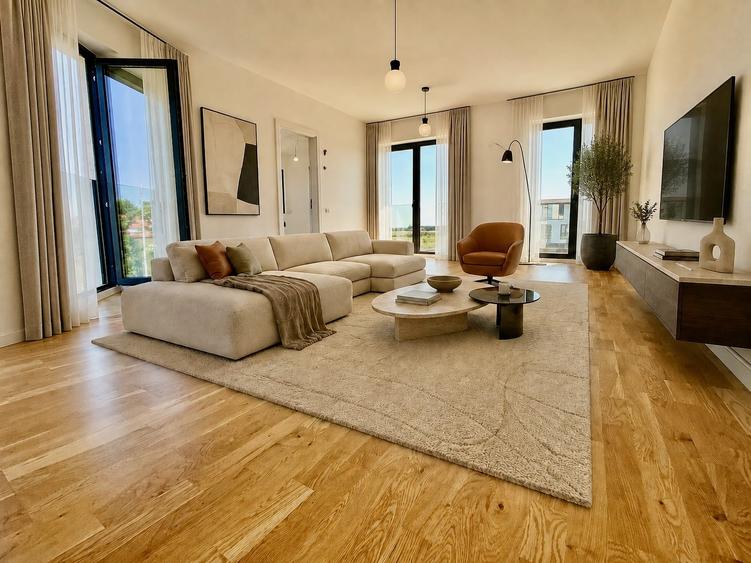 Apartament cu 2 camere semidecomandat în Pipera