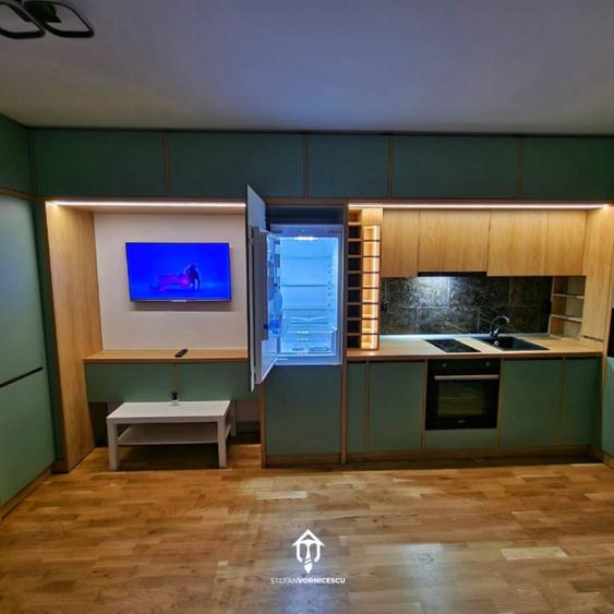 Apartament cu 2 camere, mobilat în Bucium
