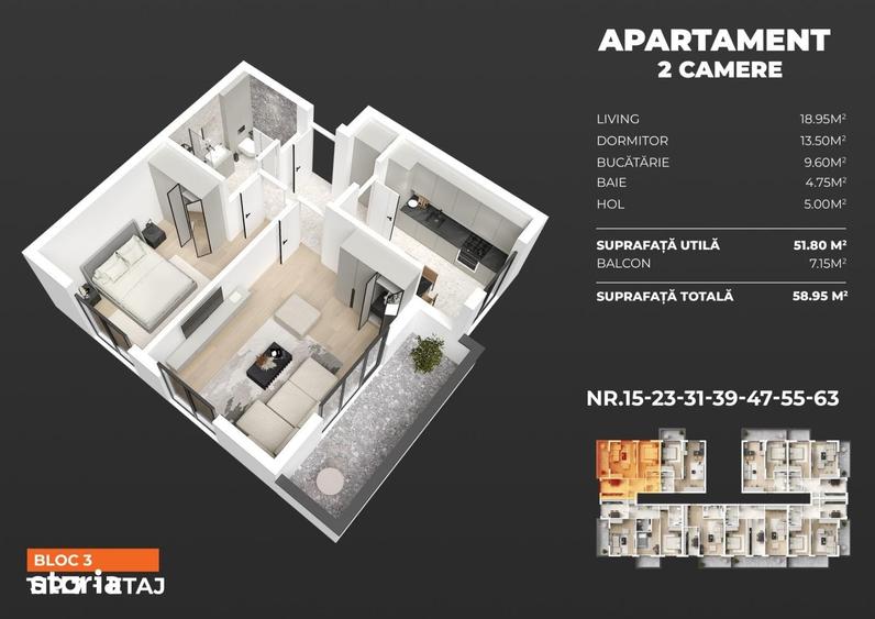 Apartament 2 camere decomandat/mutare imediata/3 minute Metrou Berceni - 9