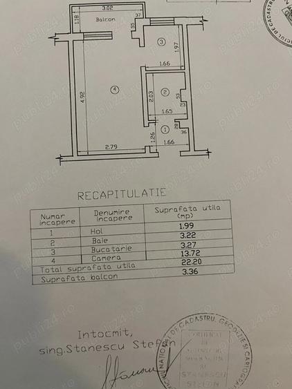 Garsonieră decomandată în Obor