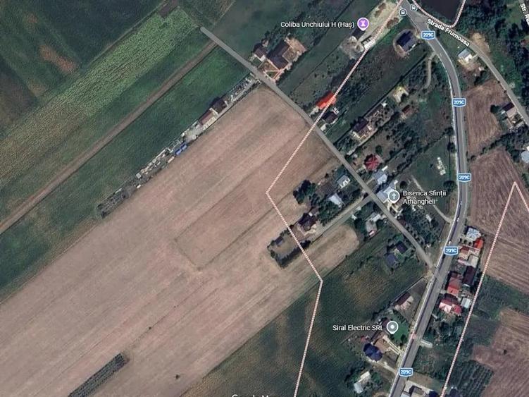 Teren de 897 mp, în Frumoasa