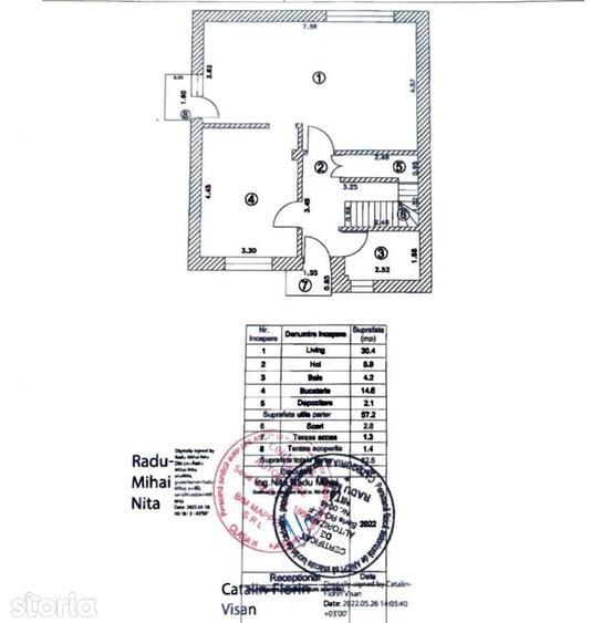 Casă cu 4 camere cu Teren 1120 Mp în Cornetu