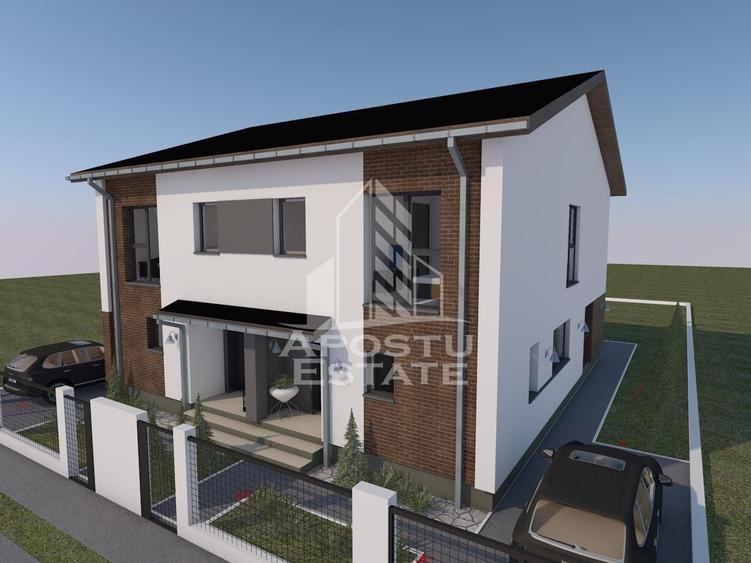Duplex cu 4 camere cu Canalizare în Chișoda