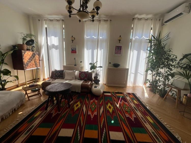 Apartament cu 3 camere decomandat, mobilat în Cișmigiu