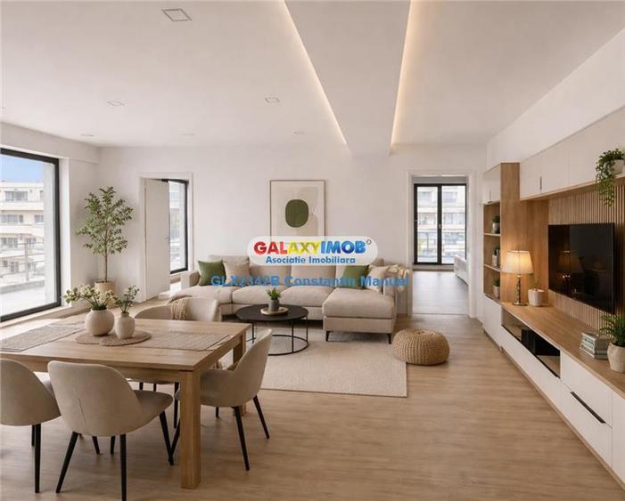 Apartament cu 3 camere decomandat, mobilat în Herăstrău