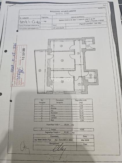 Apartament 2 camere cu terasa de 17 mp, Confort City, Popesti-Leordeni