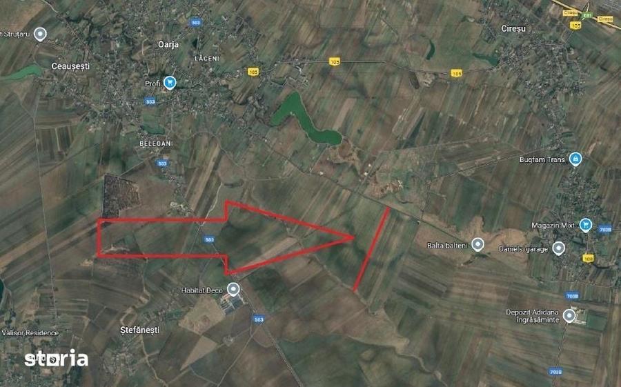 Teren de 1735 mp, în Central