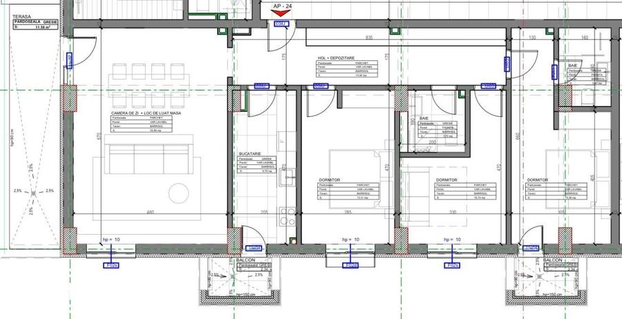 Apartament cu 4 camere în Central