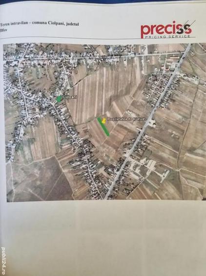 Teren de 1180 mp, în Ciolpani