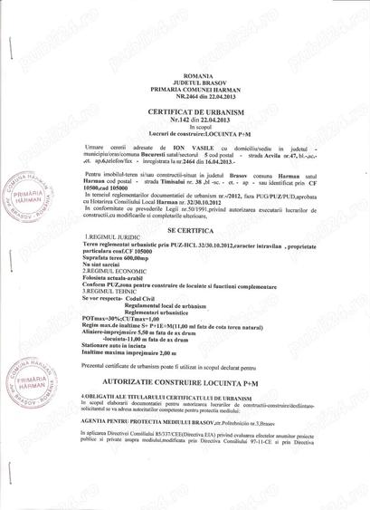 Teren de 600 mp, în Hărman