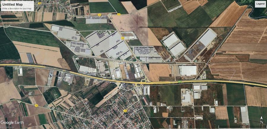 Teren Construcții intravilan de 300000 mp, în Exterior Vest