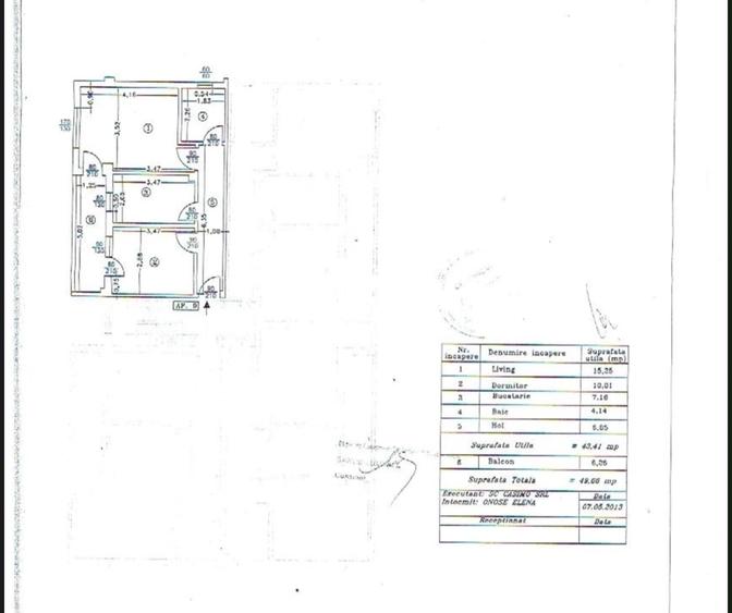 Apartament cu 2 camere decomandat în Berceni