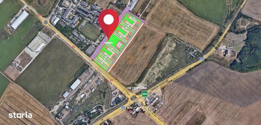 Teren de 25300 mp, în Sud