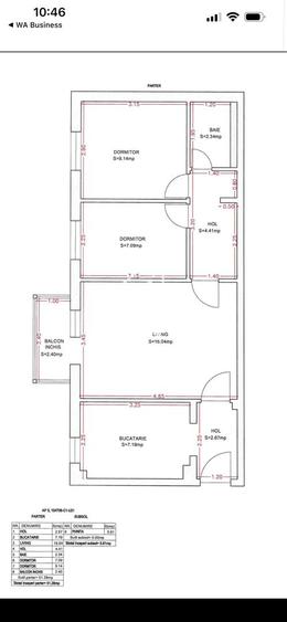 Apartament cu 3 camere decomandat, mobilat în Mihai Viteazul