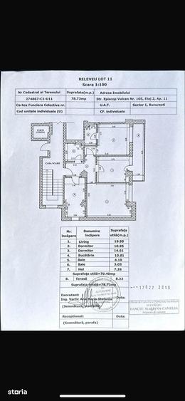 Apartament cu 3 camere decomandat, mobilat în Bucureștii Noi