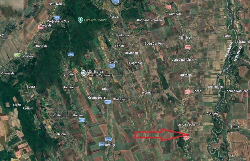 Teren agricol extravilan de 500000 mp, în Lunca Banului