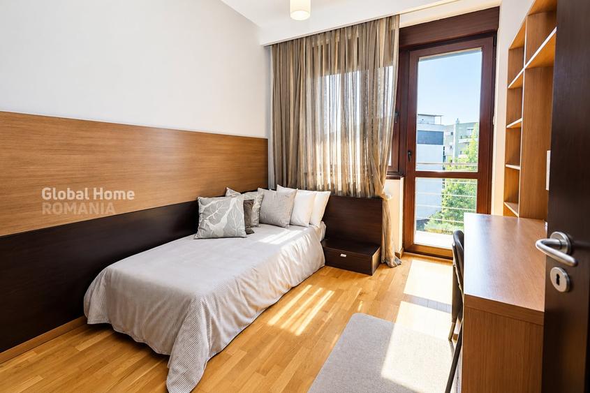 Apartament cu 5 camere decomandat, mobilat în Herăstrău
