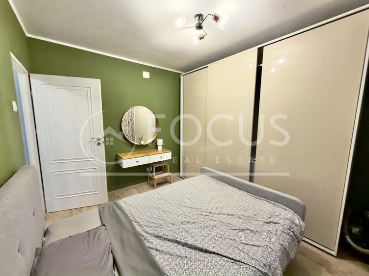 Apartament cu 2 camere decomandat, mobilat în Tei