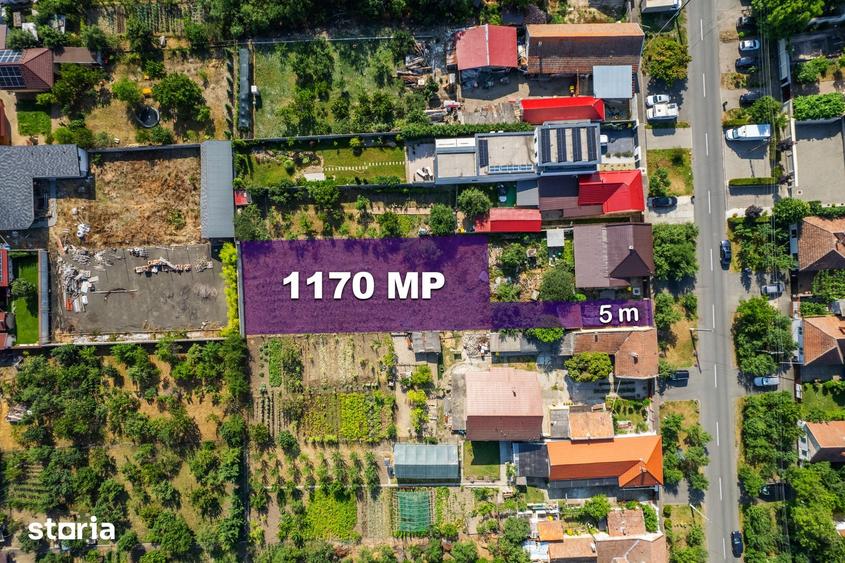 Teren de 1170 mp, în Micălaca