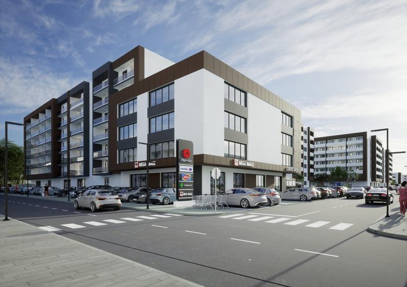 Penthouse cu 3 camere semidecomandat în Central