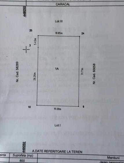Teren intravilan Caracal-zona reziden?iala - 1