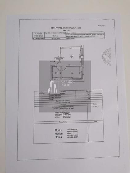 Apartament cu 2 camere decomandat în Central