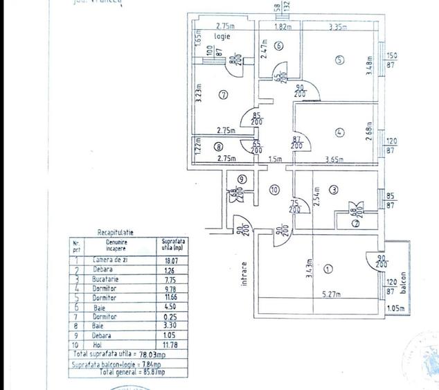 Apartament cu 4 camere, mobilat în Central