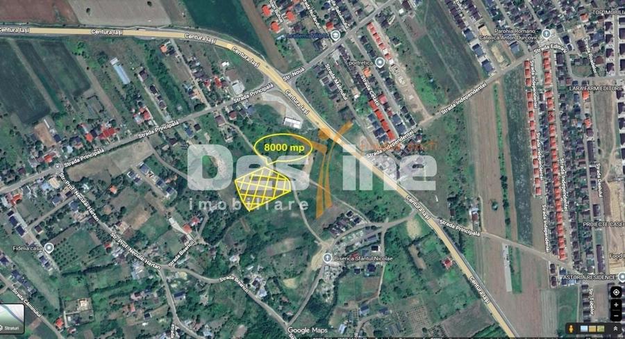 Teren Construcții intravilan de 462 mp, în Ciurbești