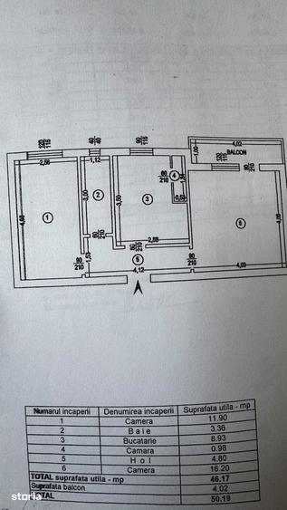 Apartament cu 2 camere decomandat în Cug