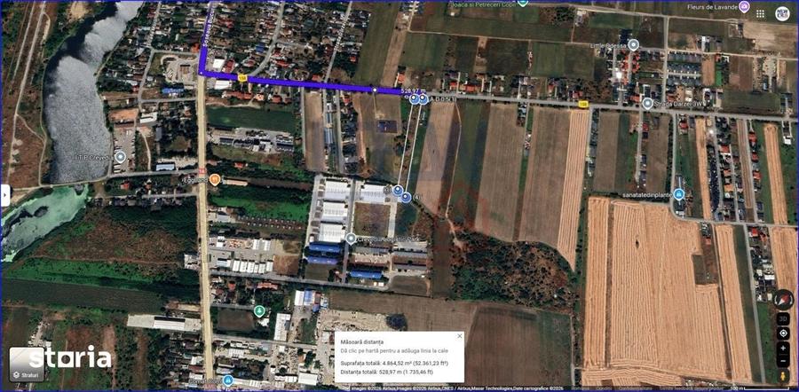 Teren de 4900 mp, în Crevedia
