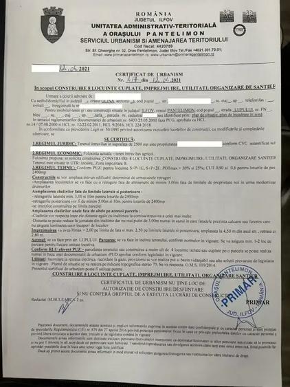 Teren intravilan de 2500 mp, în Central