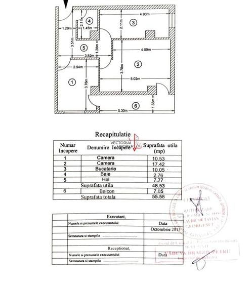 Apartament cu 2 camere decomandat, mobilat în Titan
