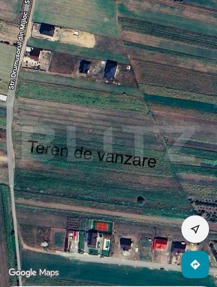 Teren agricol intravilan de 2500 mp, în Periferie