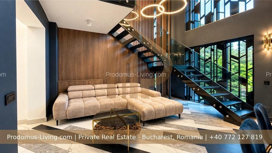 Aviatiei-Pipera | Apartament duplex de lux cu gradina privata | Confort de casa | Birou privat